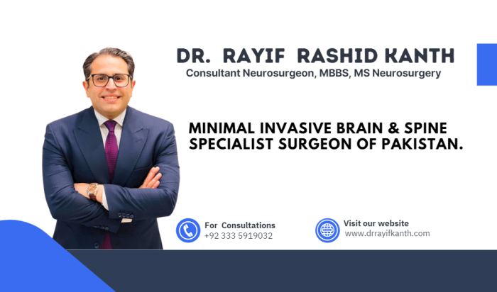 Get help from our expert neurosurgeon, Dr. Rayif Rashid Kanth at Brain and Spine Clinic