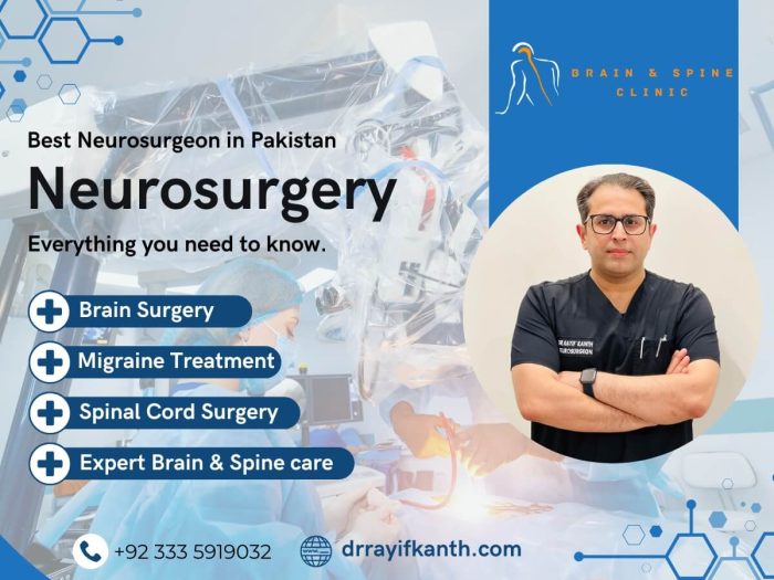 What is neurosurgery? Get expert neurological care from Pakistan's No. 1 neurosurgeon, Dr. Rayif Kanth